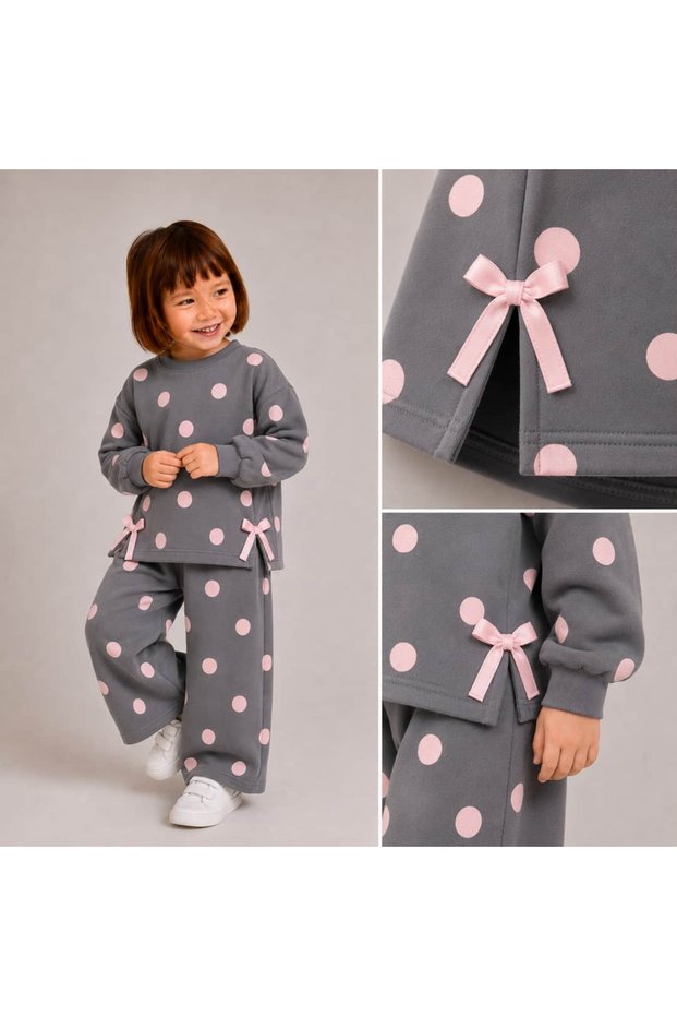 Girl's Polka Dot Suit