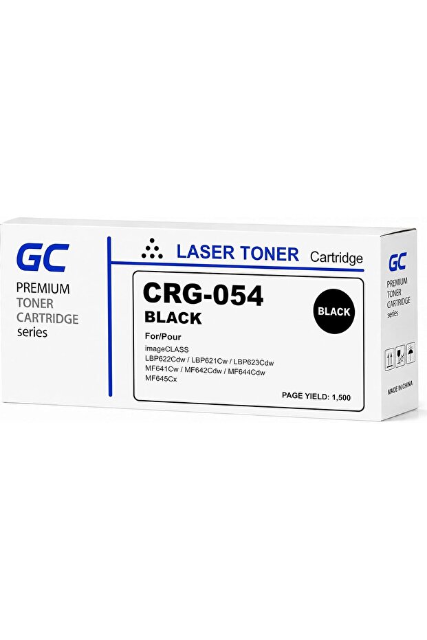 CRG-054 Compatible Toner (CRG-054) for Canon Color imageCLASS LBP621Cw, LBP623Cdw, MF641Cw, MF643Cdw, MF645Cx, Canon i-SENSYS LBP621Cw, LBP623Cdw, MF641Cw, MF643Cdw, MF645Cx – Black
