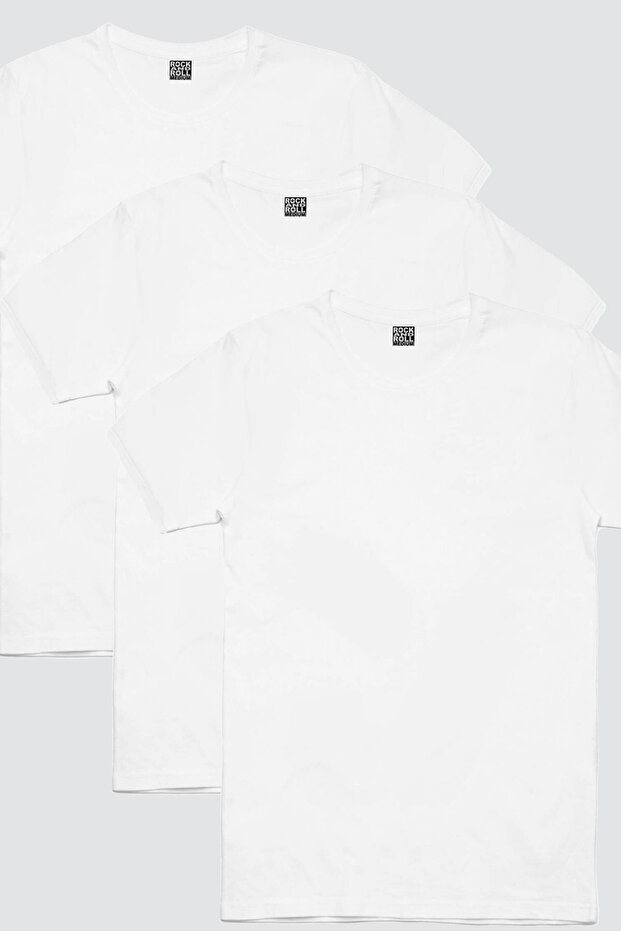 Plain White Boys' T-Shirt 3-Pack Eco Package