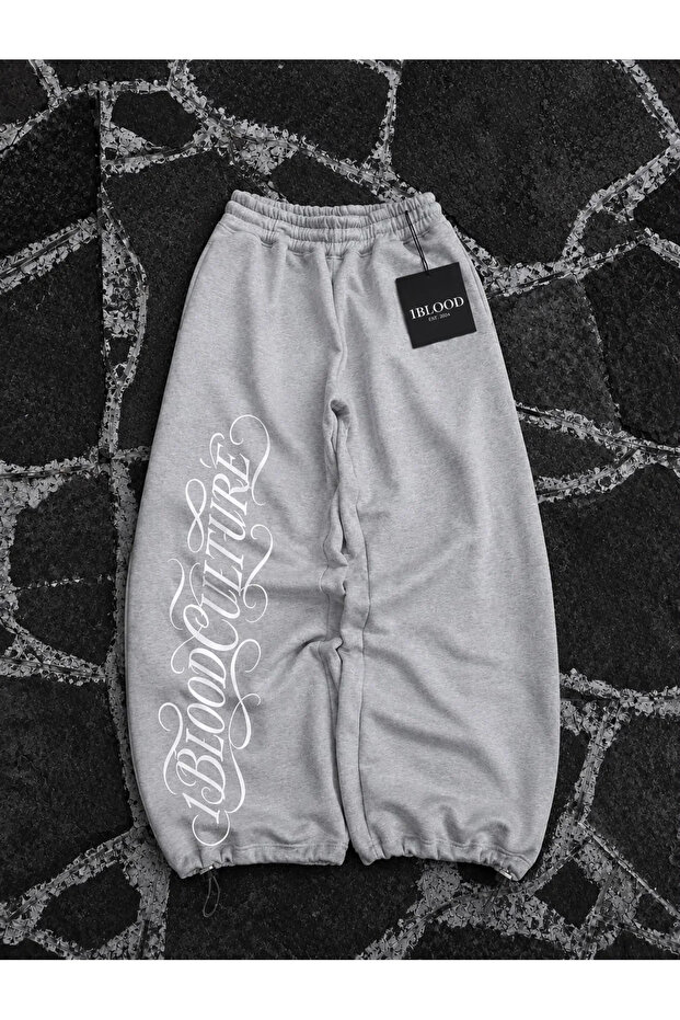 1Bloodculture Script Adjustable Baggy Sweatpants