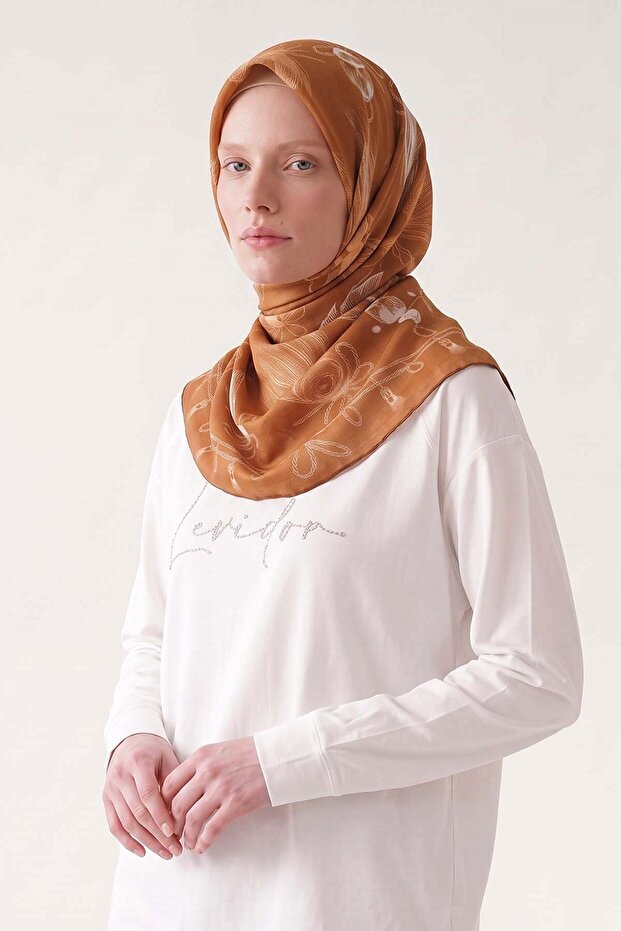 Tile Rope Patterned Marvella Scarf