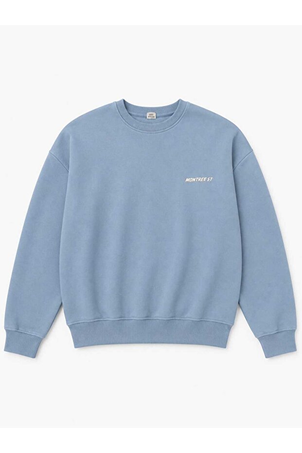 Unisex 3 Thread Threaded 100% Cotton Regular Fit Hoodless Basic Sweatshirt