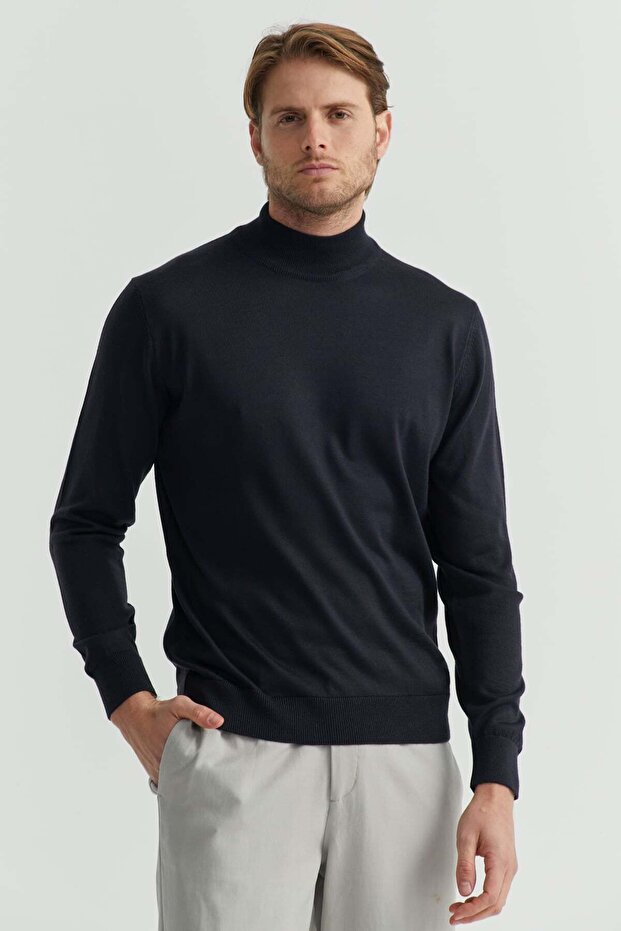 Men's Half Fisherman Knitwear Sweater