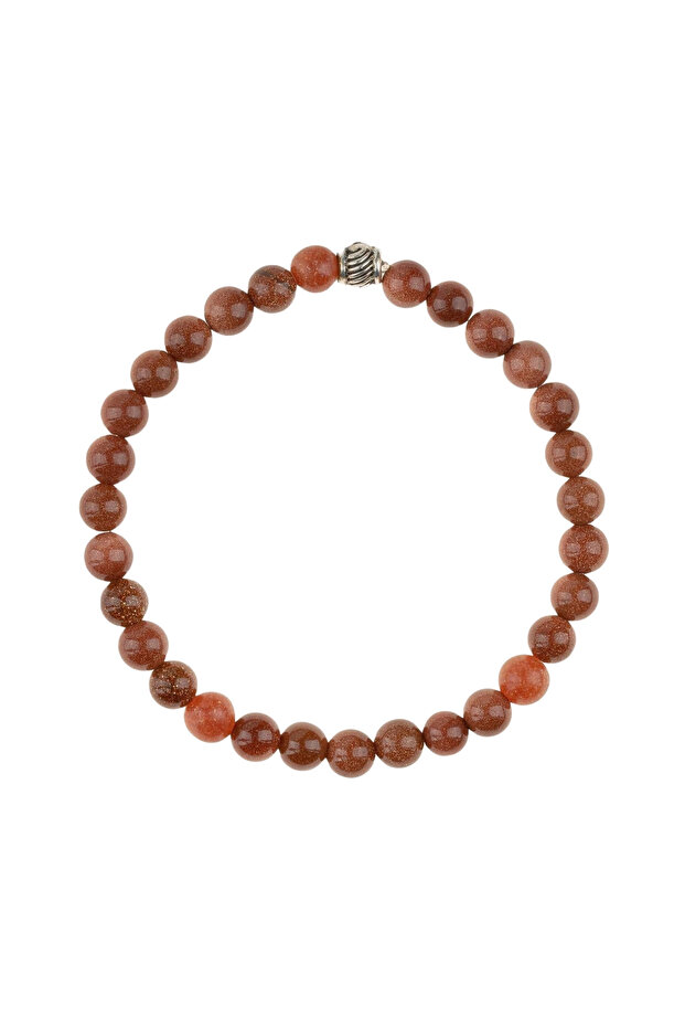 Star natural stone bracelet (6mm sphere cut)