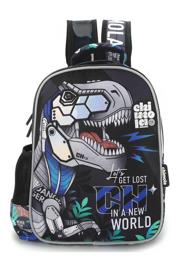 Chımola Metallic Dino Backpack 12