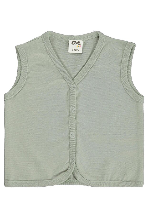 Basic 6-18 Months Vest - Green