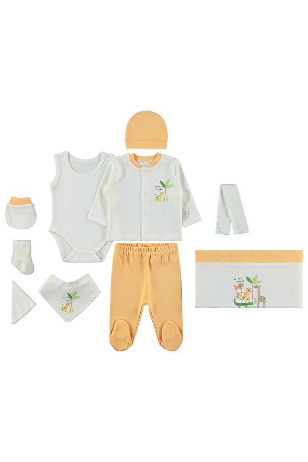 In the Jungle Bodysuit Sets - Orange