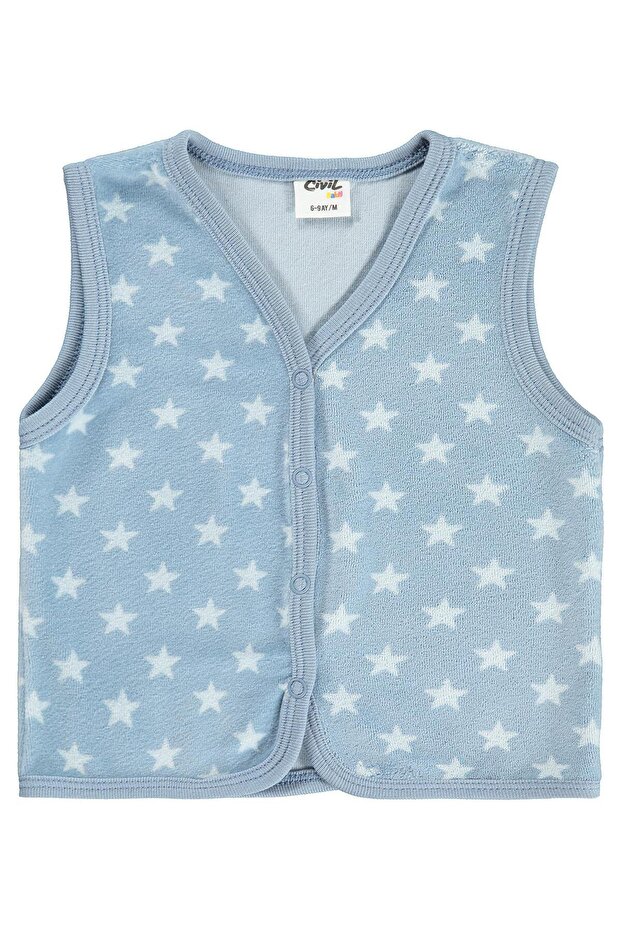 Yıldız Empirme 6-18 Months Vest - Ecru