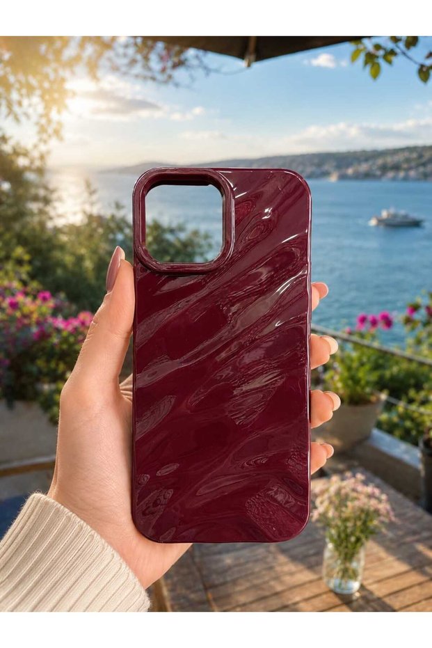 Summer Breeze Shiny Silicone Phone Case Compatible with iPhone 13 - 14
