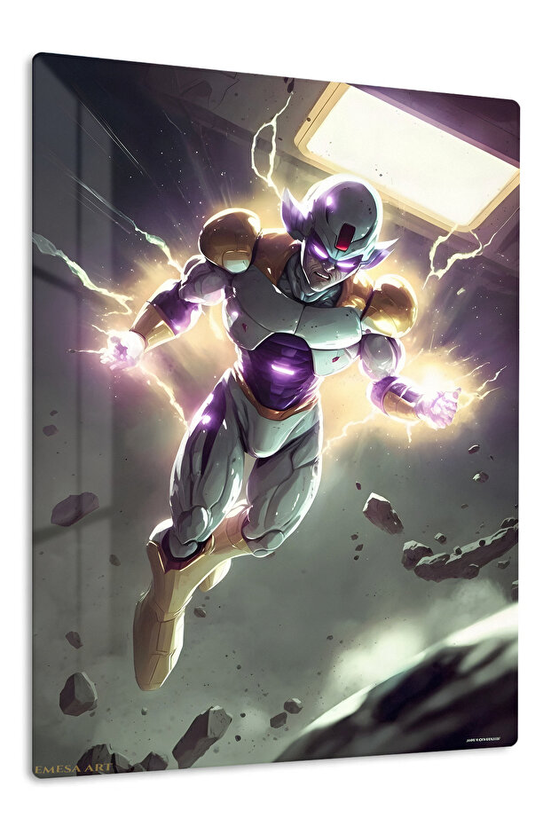 Frieza Anime Metal Wall Art