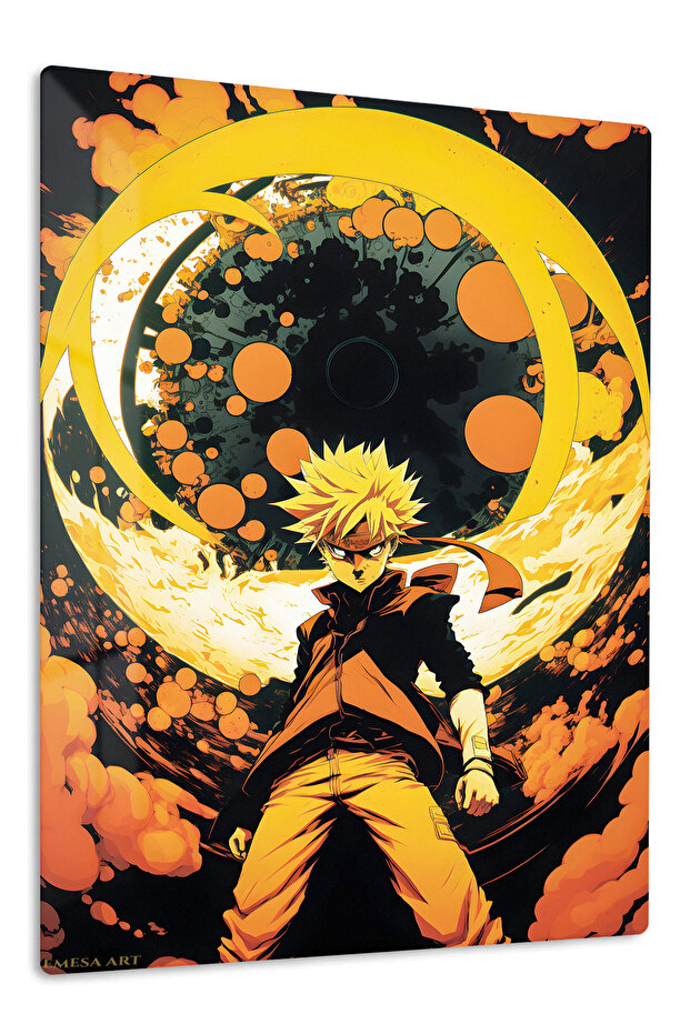 Naruto Uzumaki Anime Metal Wall Art