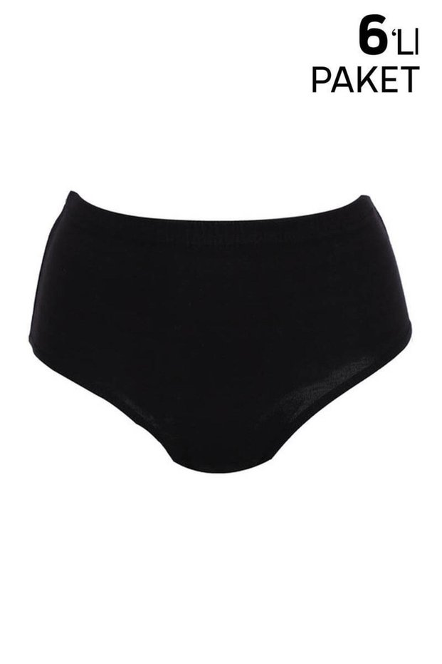 Tutku-4 Pieces Women's High Waist Bato Thick Rubber Panties S4