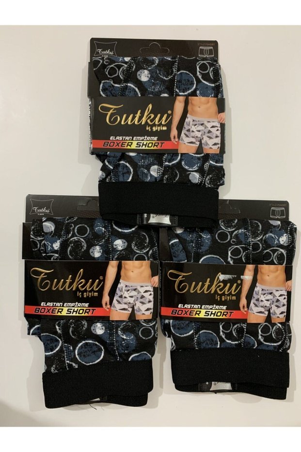 Tutku-Women's Black Pack Cotton Ribbed Bato Panties 6-Pack