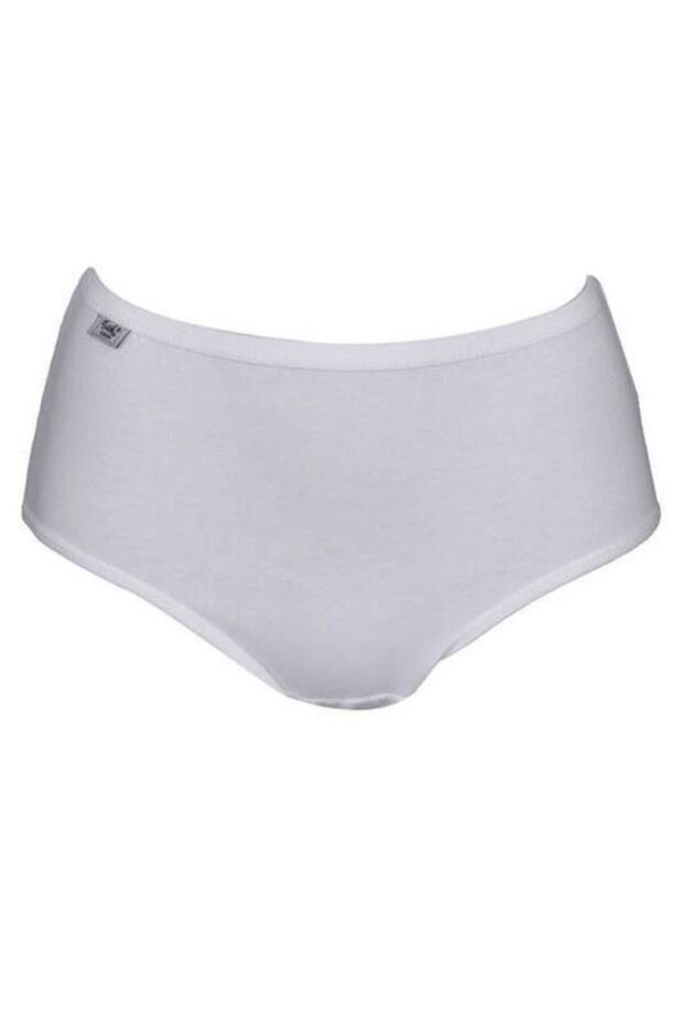 Tutku-Women's White Lycra High Waist Bato Slip Economical Pack of 6 0924