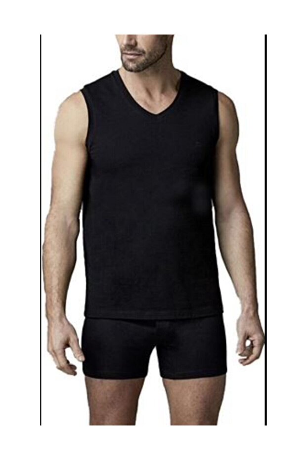 Tutku-6 Pieces Men's V-Neck O-Sleeve Undershirt