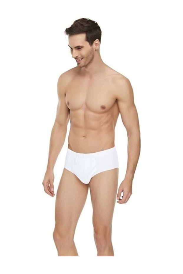 Tutku-White Color 3 Piece Slip Panties