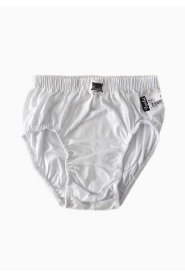 Tutku-White Boys' Slip Underpants New Season (9 Pieces Economic Package)