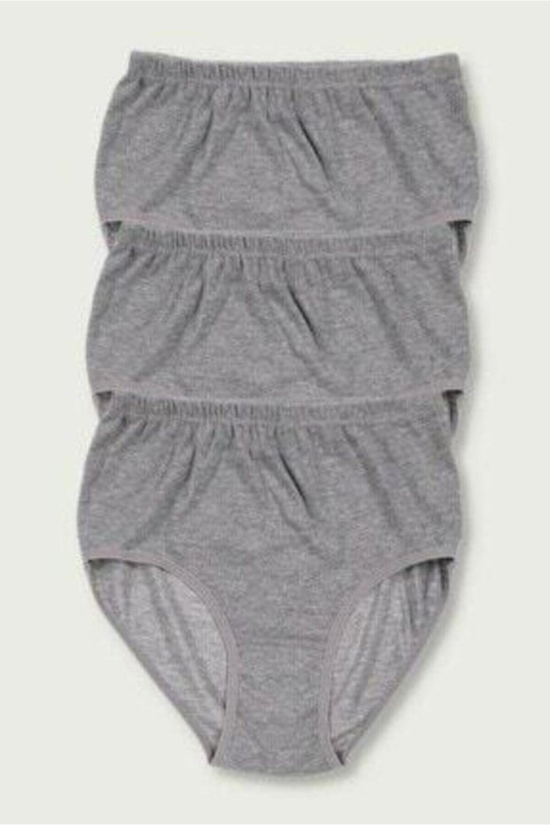 Tutku-Women's Gray 6-Piece Bato Panties