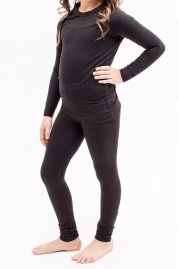 Girl's Thermal Top (Undershirt) and Bottom (Leggings) Set