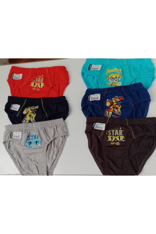 Tutku-4 Pieces Women's High Waist Bato Thick Rubber Panties Skin Color