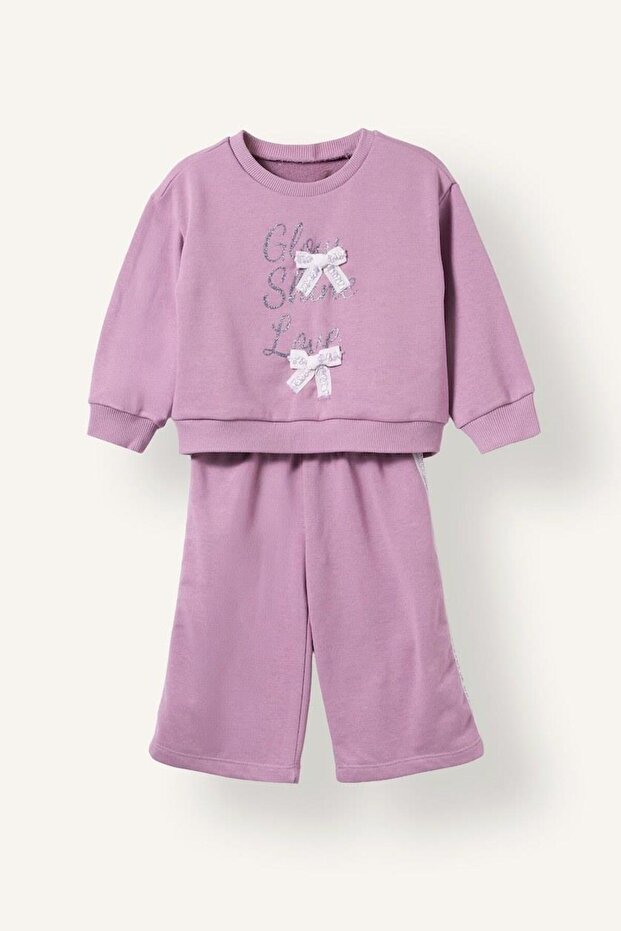 2-Piece Set Sweatshirt Sweatpants Baby Girl (26 Au)