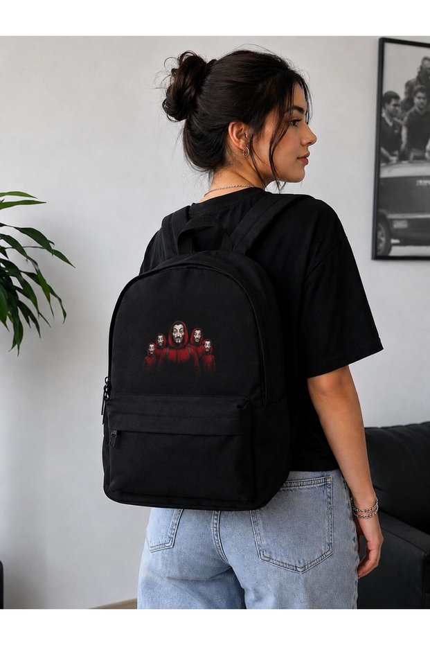 Casa Printed School Dershane Course Gym Daily Use Study Bag