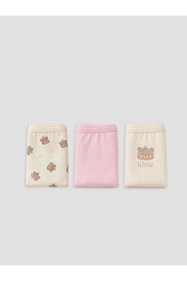 Patterned Girls' Panties 3-Pack (W6)