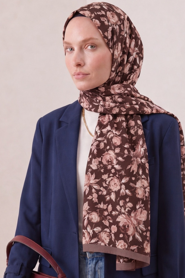 Women's Hijab Shawl Printed Stylish Daily Shawl