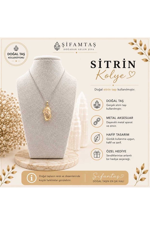 Citrine Natural Stone Pendant