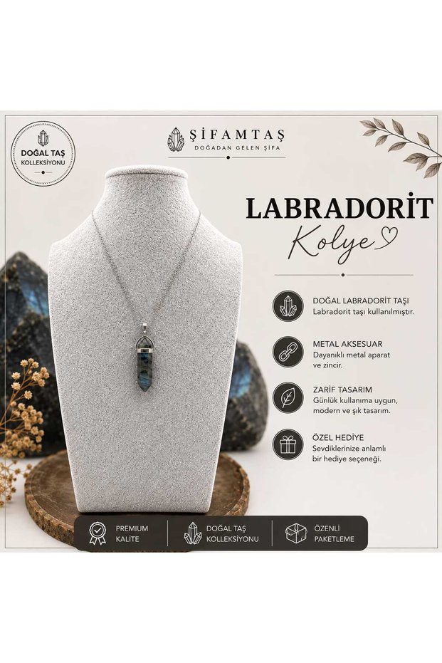 Labradorite Natural Stone Pendant
