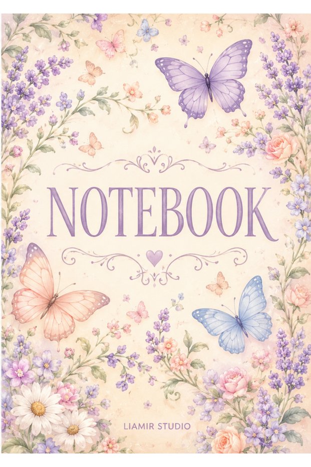 Notebook, A5 Lined Notepad 50 Sheets, 100 Pages, Laminated Cover / Wire Spiral