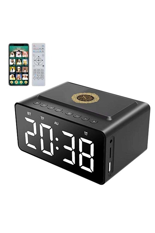 Quran Speaker With Azan Clock Alarm Clock Radio Bluetooth Speaker SQ808