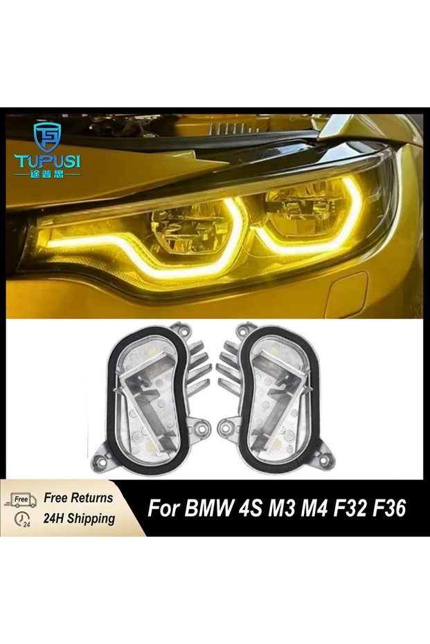 yellow- DRL Module Yellow DRL Modules For 2017-2020 BMW M3 M4 F80 F32 F36 F33 F82 Daytime Running Li