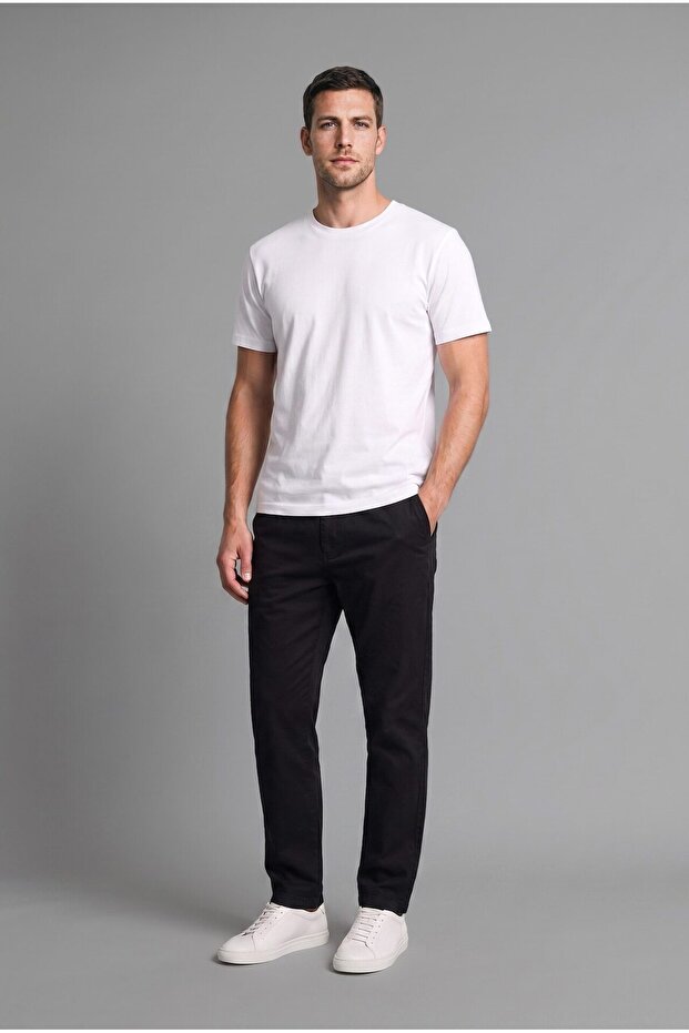 Relax Fit Pile Detailed Trousers H5006Ax26Au