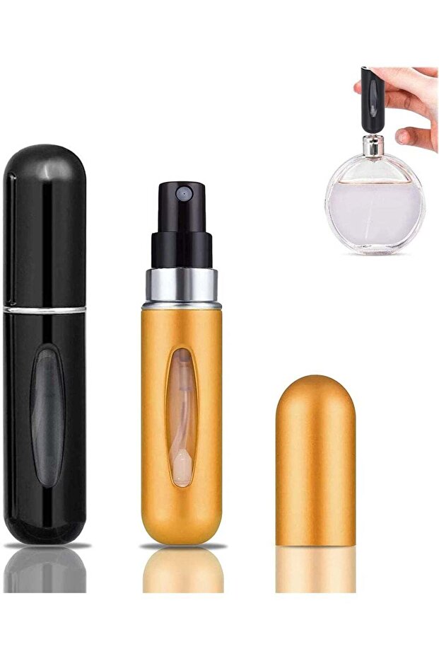 Refillable Portable Mini Refillable Perfume Atomizer Bottle, Travel Size Spray Scent Pump Case