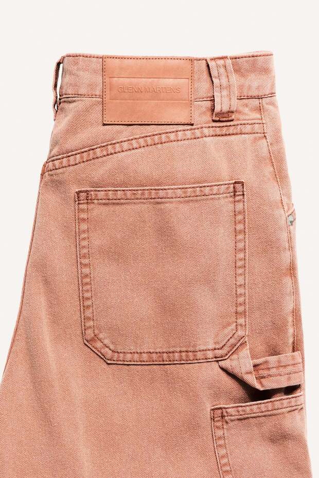 Slouchy twill trousers