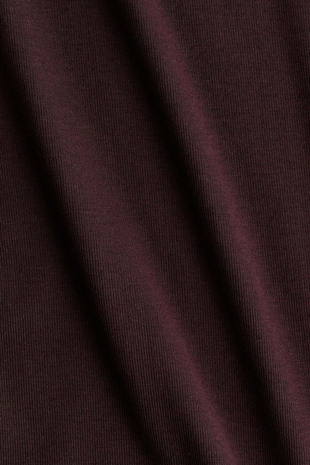 Draped viscose top