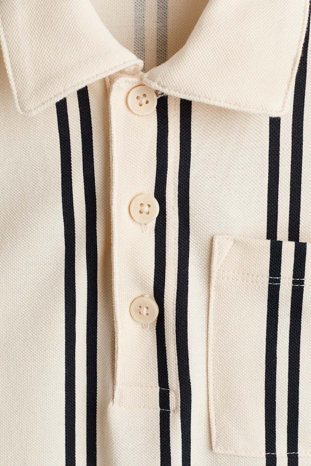 Cotton piqué polo shirt