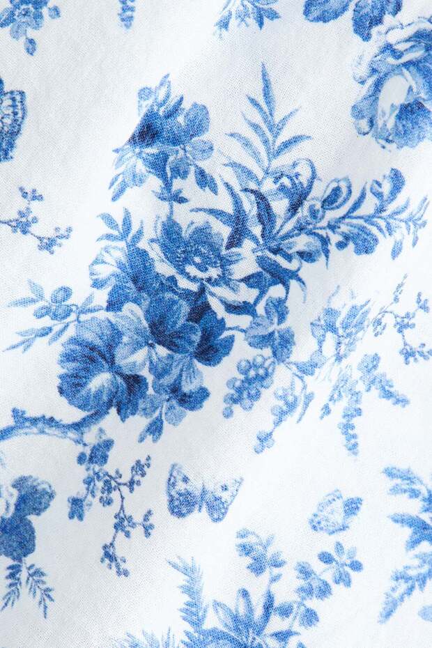Empire-line cotton dress