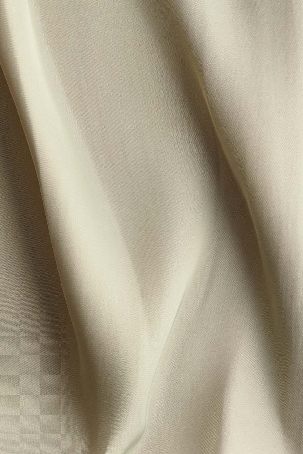 Flared satin trousers