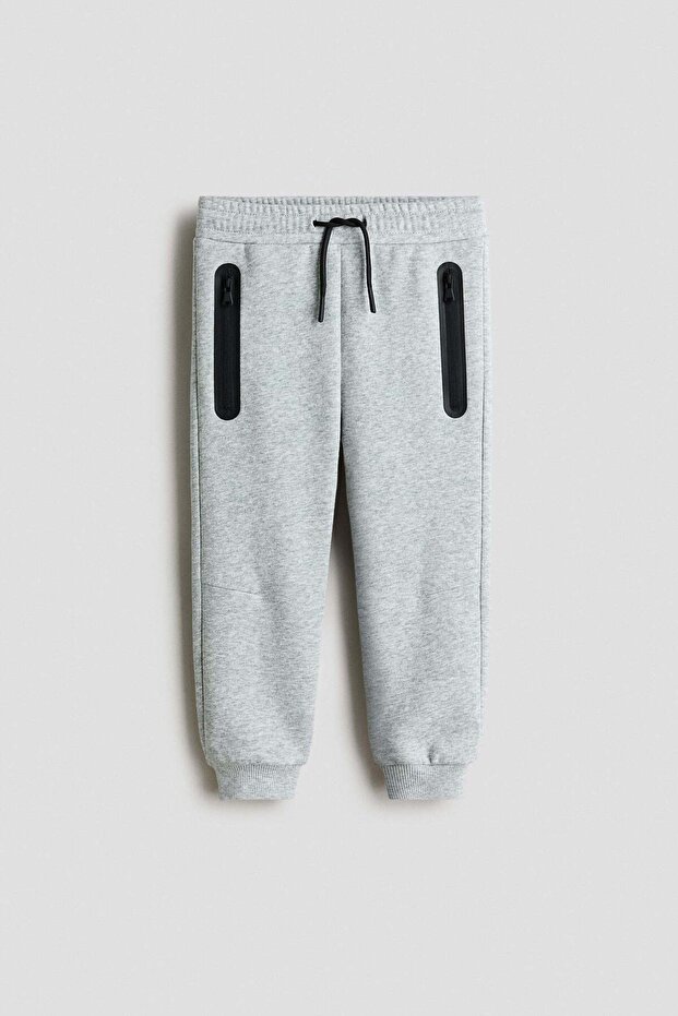 Brushed-inside joggers