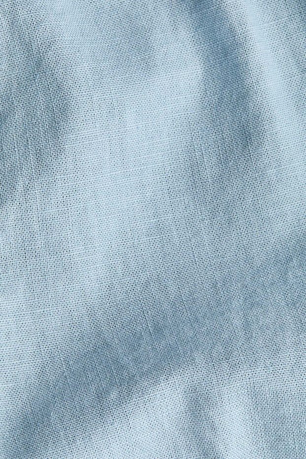 Linen-blend trousers