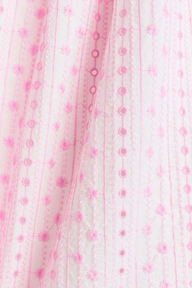 Embroidered cotton dress