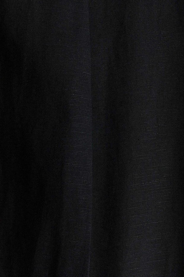 Tailored linen-blend trousers