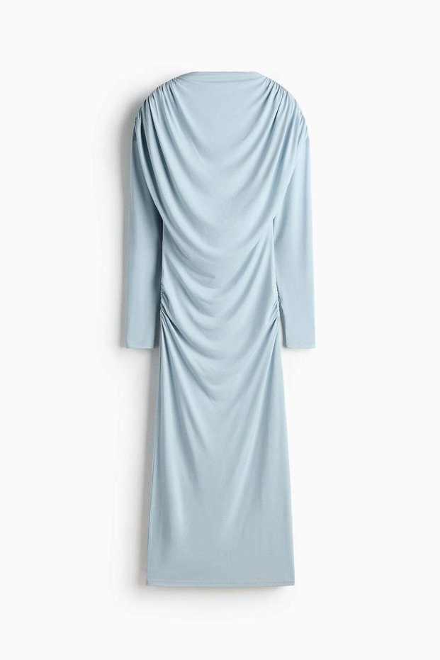 Draped jersey dress