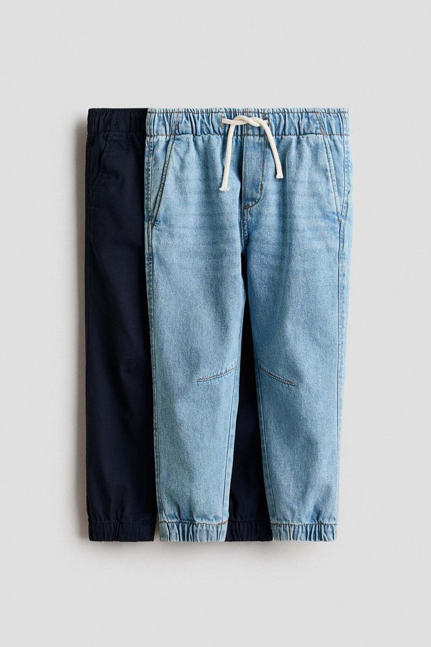 2-pack cotton joggers