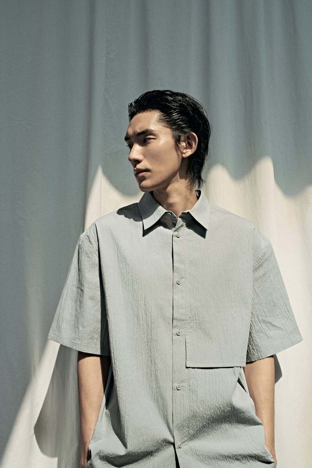 Loose Fit Crinkled shirt