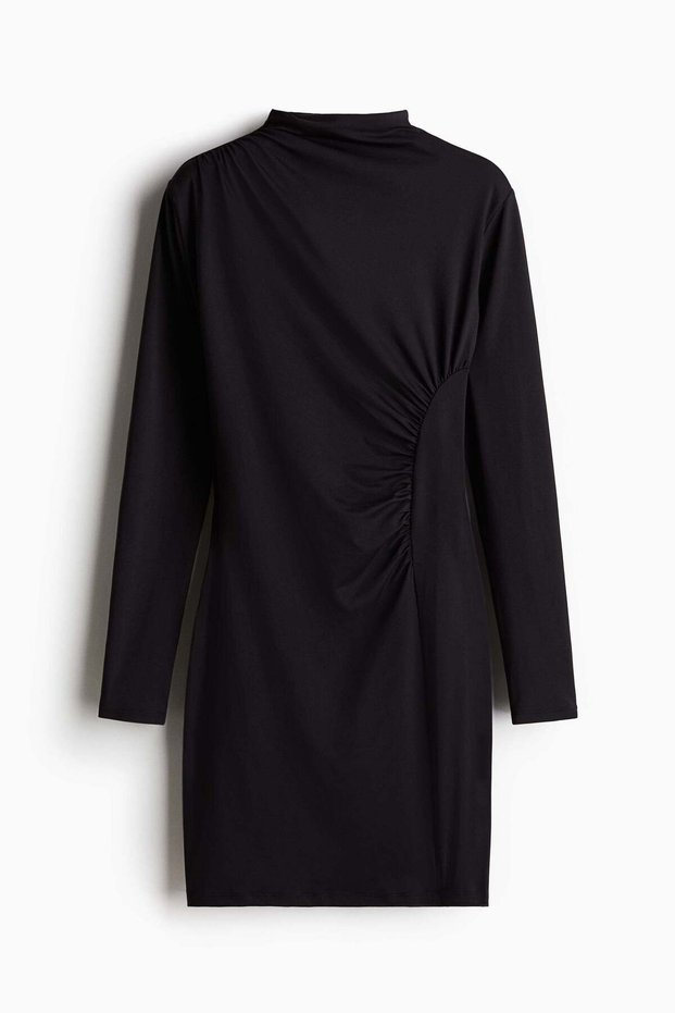 Draped bodycon dress