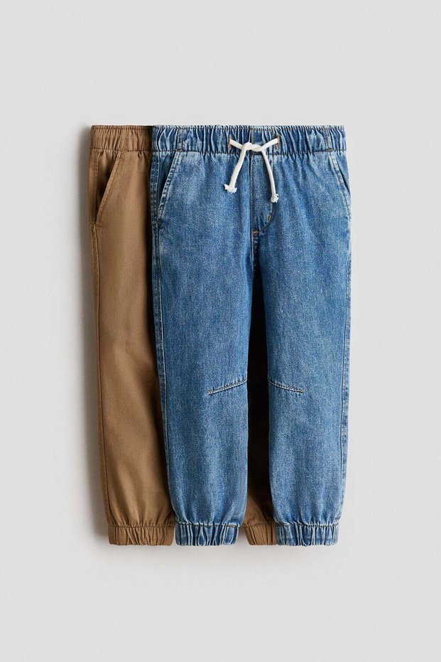2-pack cotton joggers