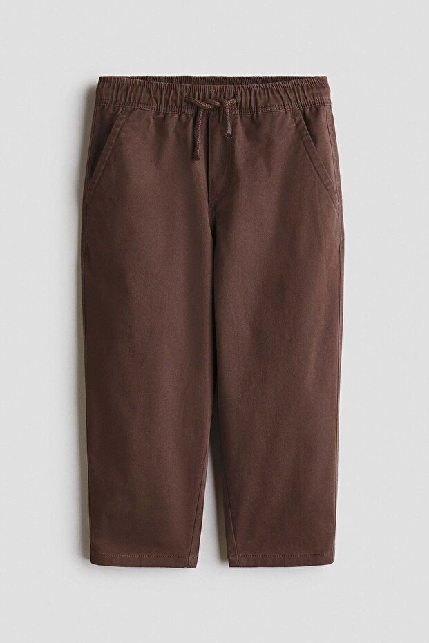 Cotton twill joggers